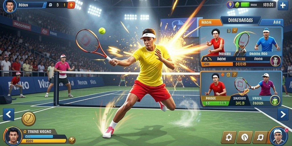 Tampilan permainan slot yang menarik.