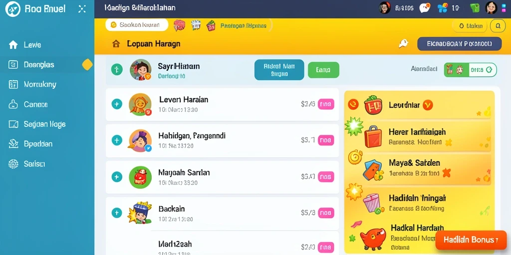 Tampilan antarmuka yang ramah pengguna.