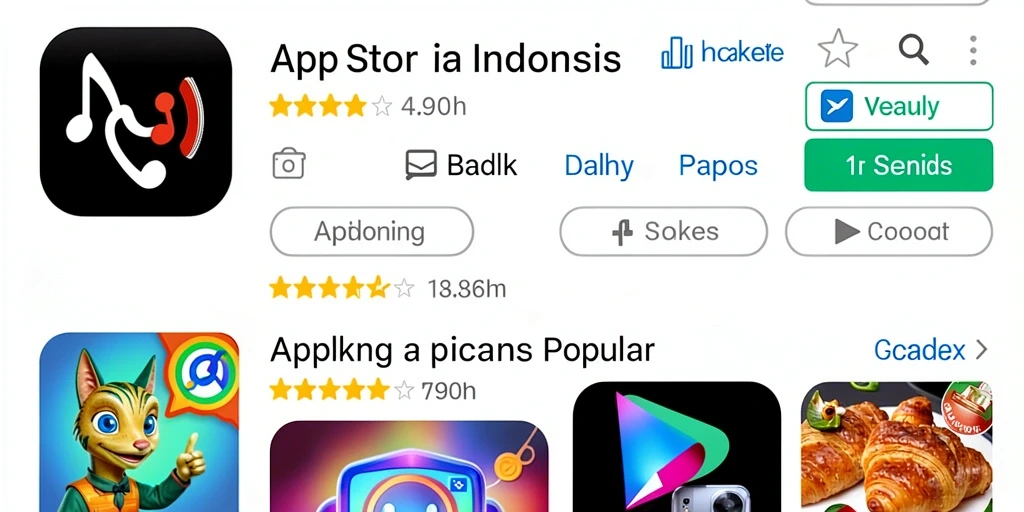 Tampilan awal permainan yang menarik perhatian.