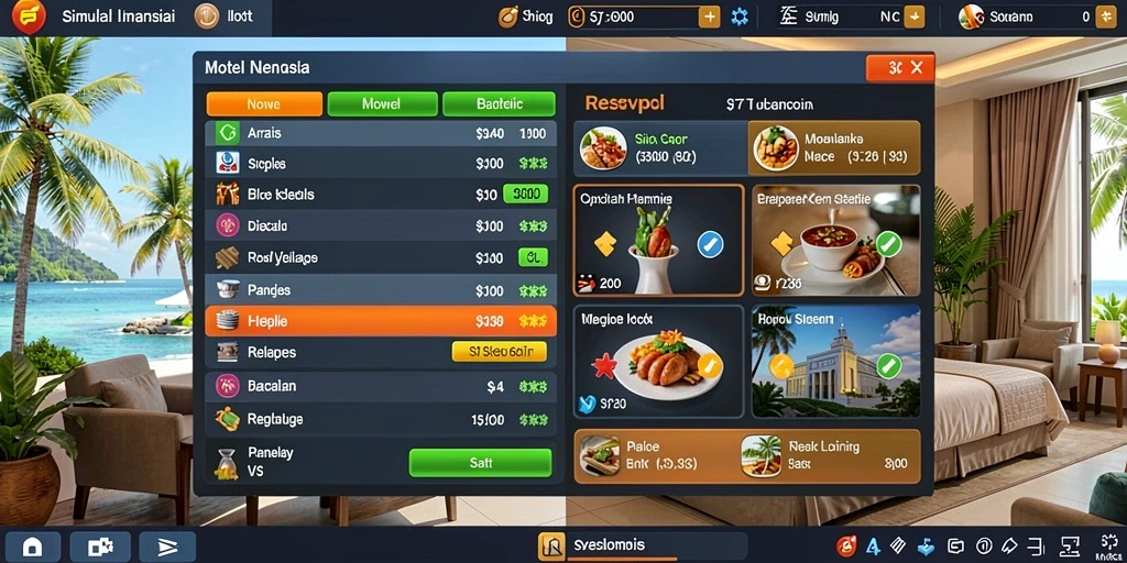 Tampilan menu utama aplikasi SVIP5 yang menarik.