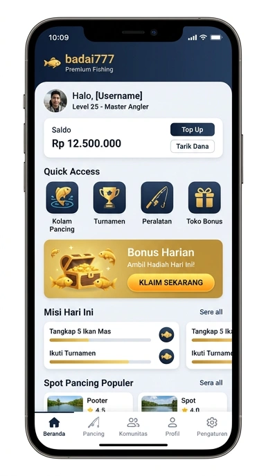 Pratinjau antarmuka badai777 — aplikasi APK resmi Android v5.9.7